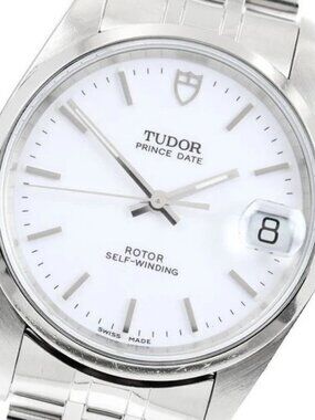 TUDOR Prince Date 72000 Date white Dial Automatic Boy's Watch_952723